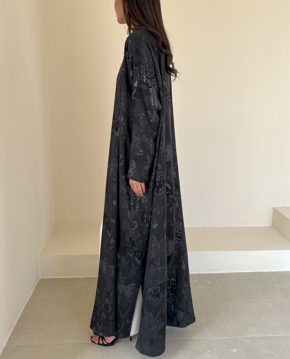 Charcoal artisan abstract cloak