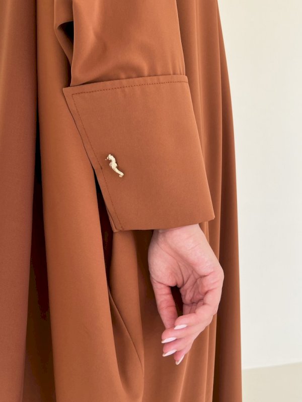 Burnt Orange Coastal Charms Cloak