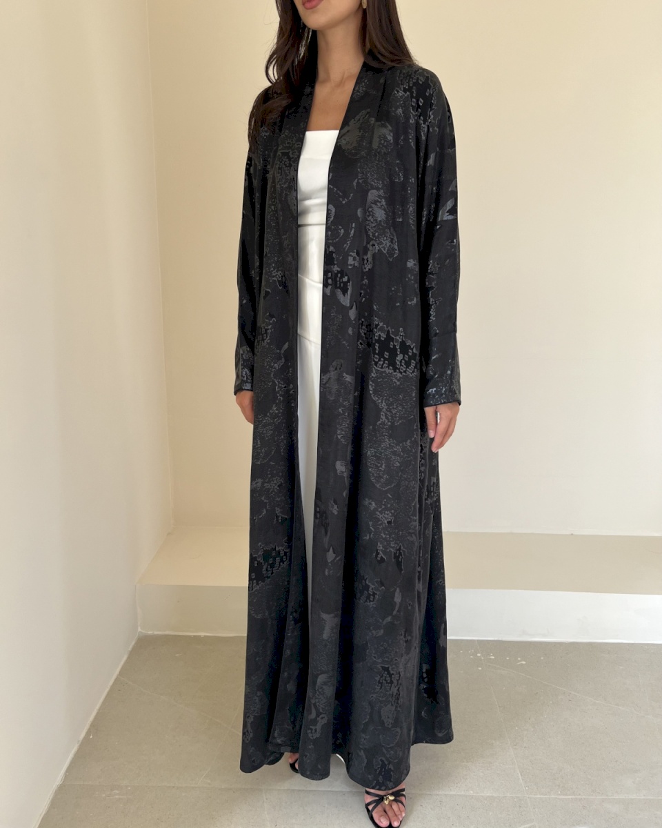 Charcoal artisan abstract cloak