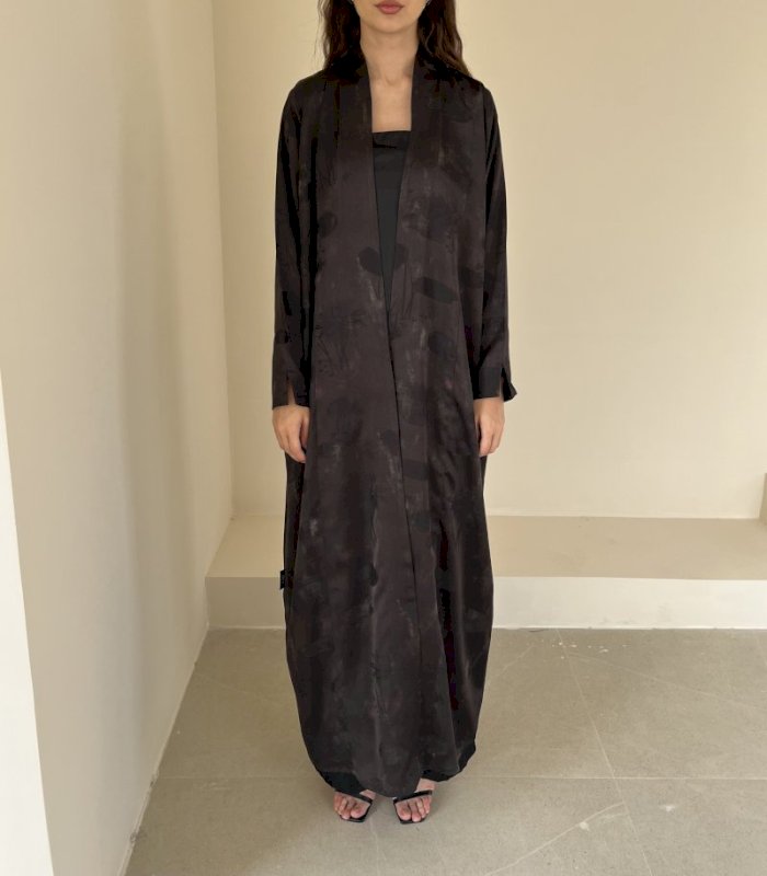 Midnight black garden cloak