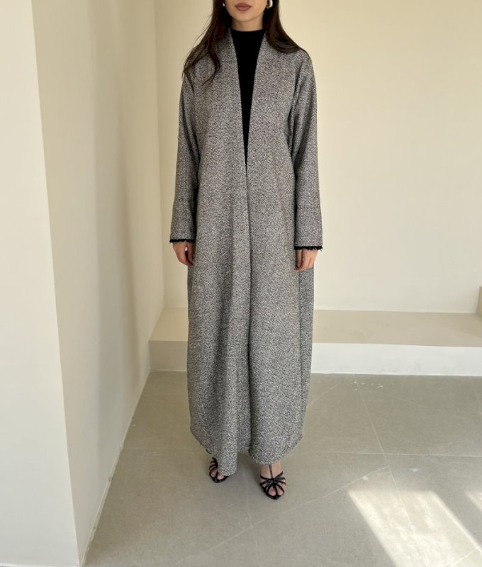 Black tweed cloak