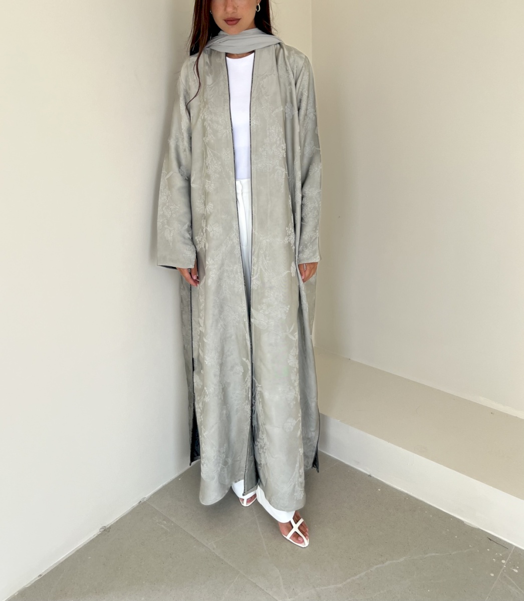 Sage Green Floral Cloak