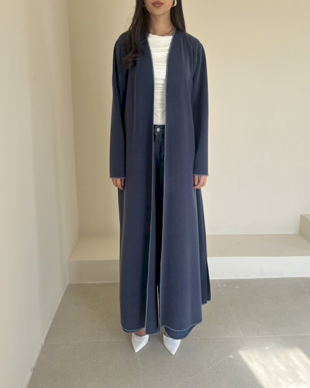 Patrol blue edge stitching cloak