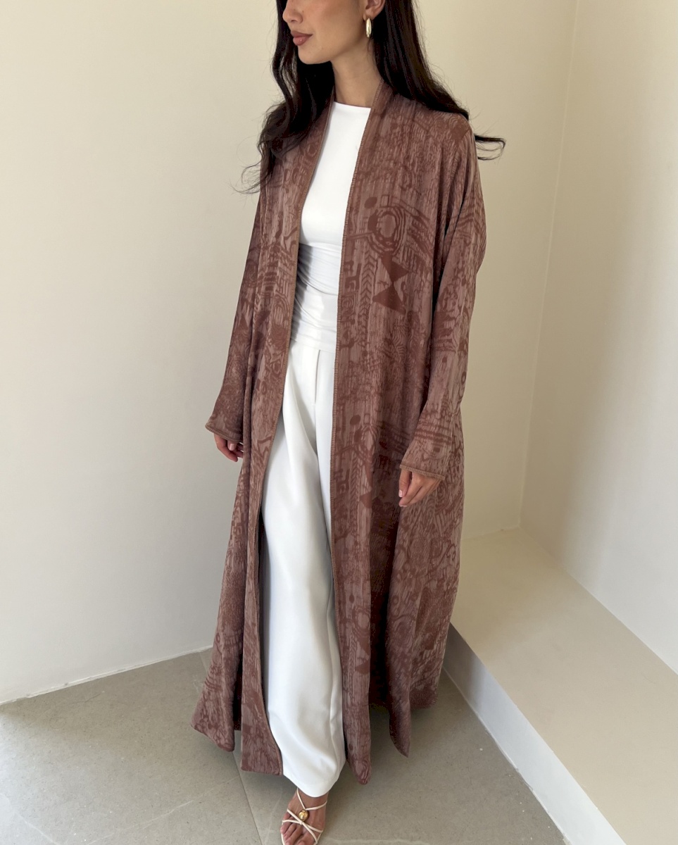 Mocha etched cloak