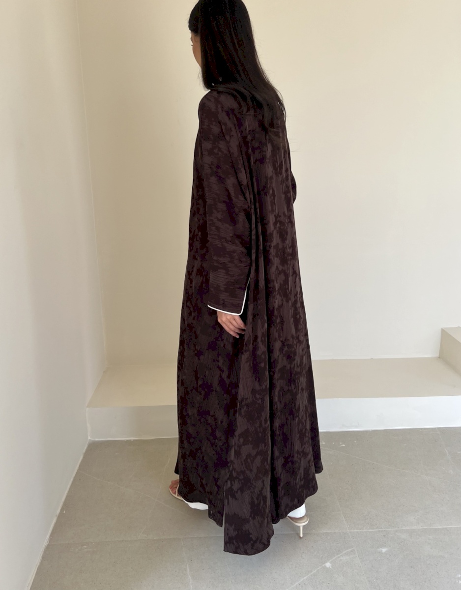 Brown linea cloak