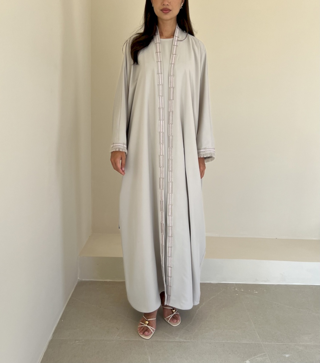 Oat crepe geometric set