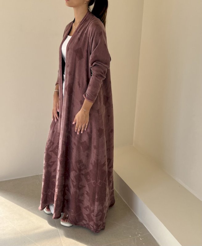 Plum rose sadu-inspired cloak