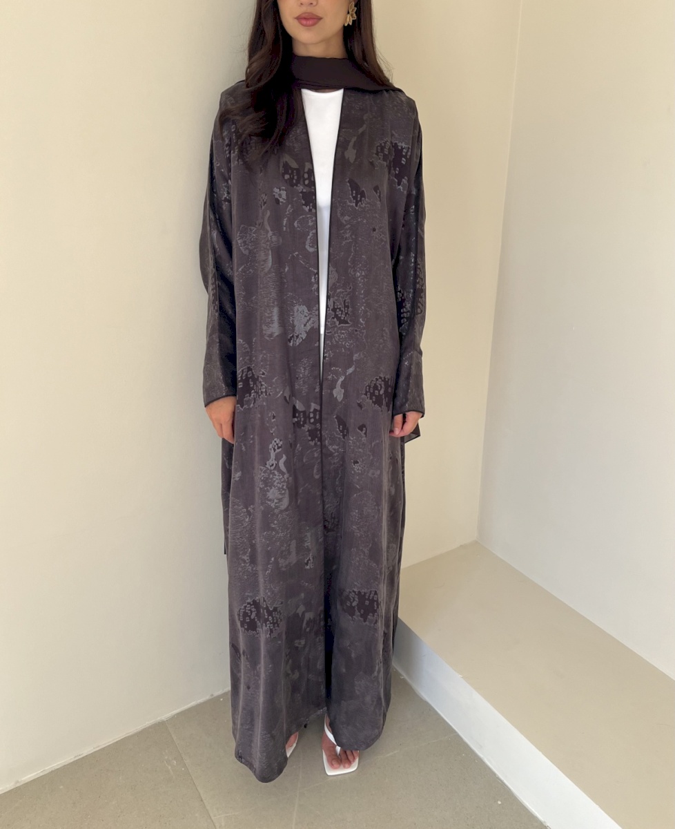 Dusty mocha artisan abstract cloak