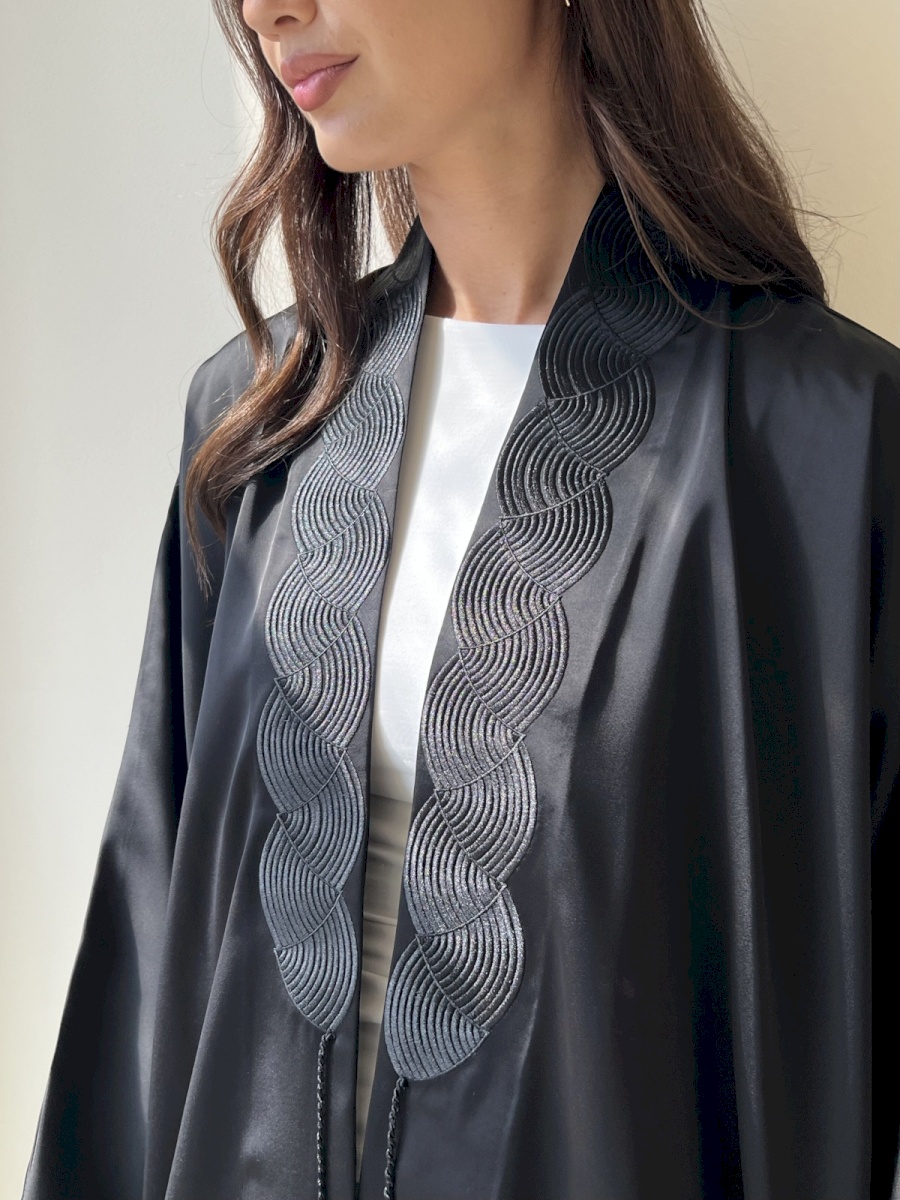 Black arcwave cloak