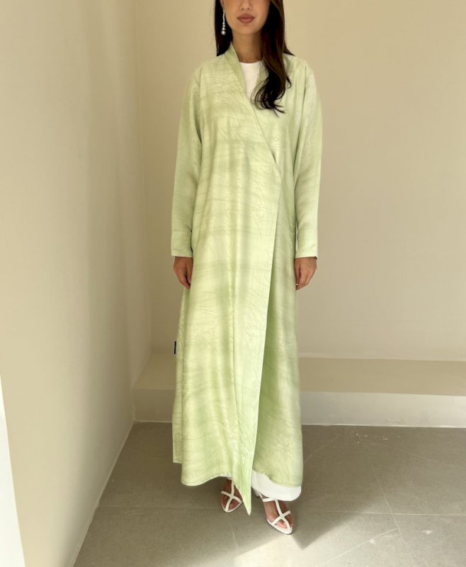 Mint green k-line cloak
