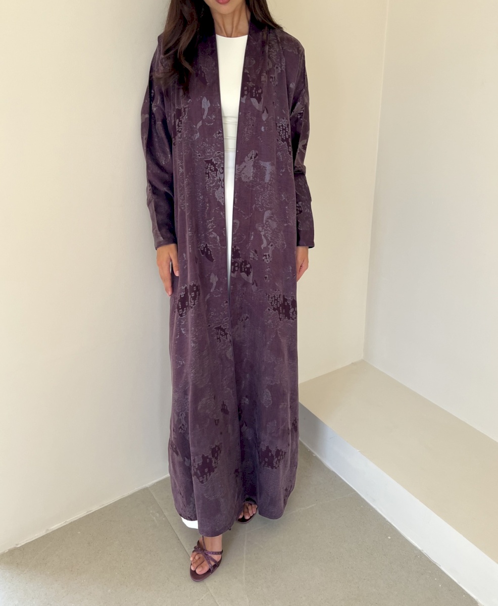 Purple artisan abstract cloak