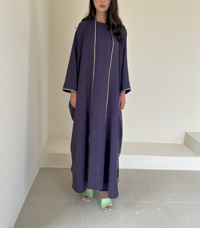 Purple tri-edge cloak