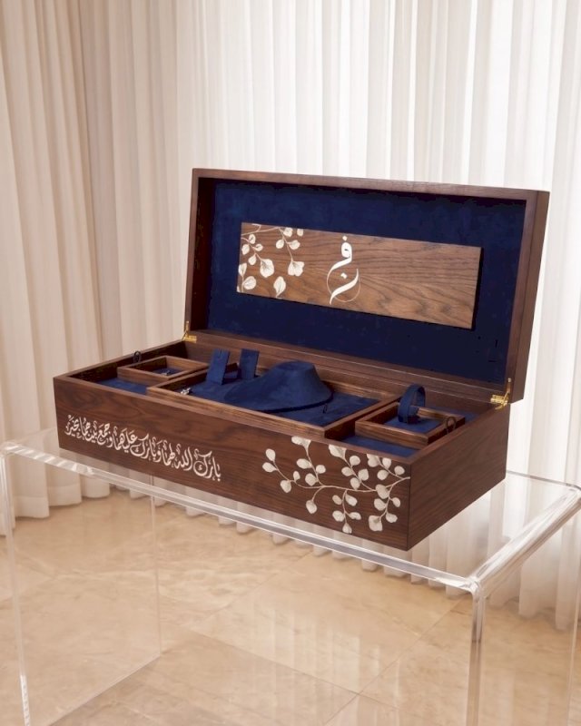 صندوق الدزة خشب و قماش