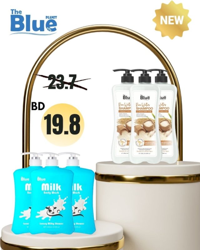 Shampoo+Milk Shower gel (3+3)