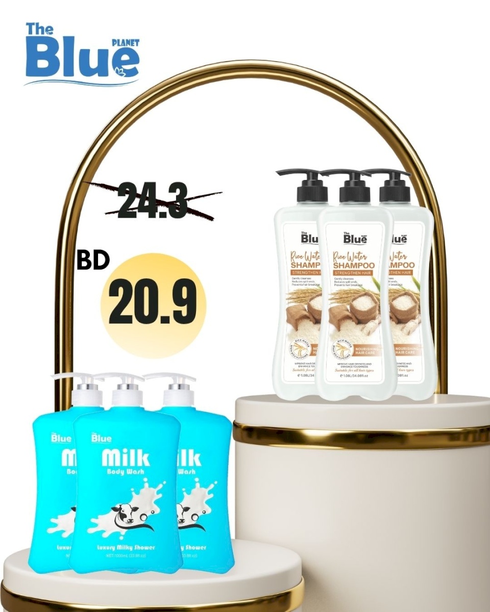 Shampoo+Milk Shower gel (3+3)