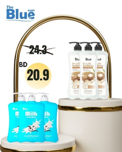 Shampoo+Milk Shower gel (3+3)