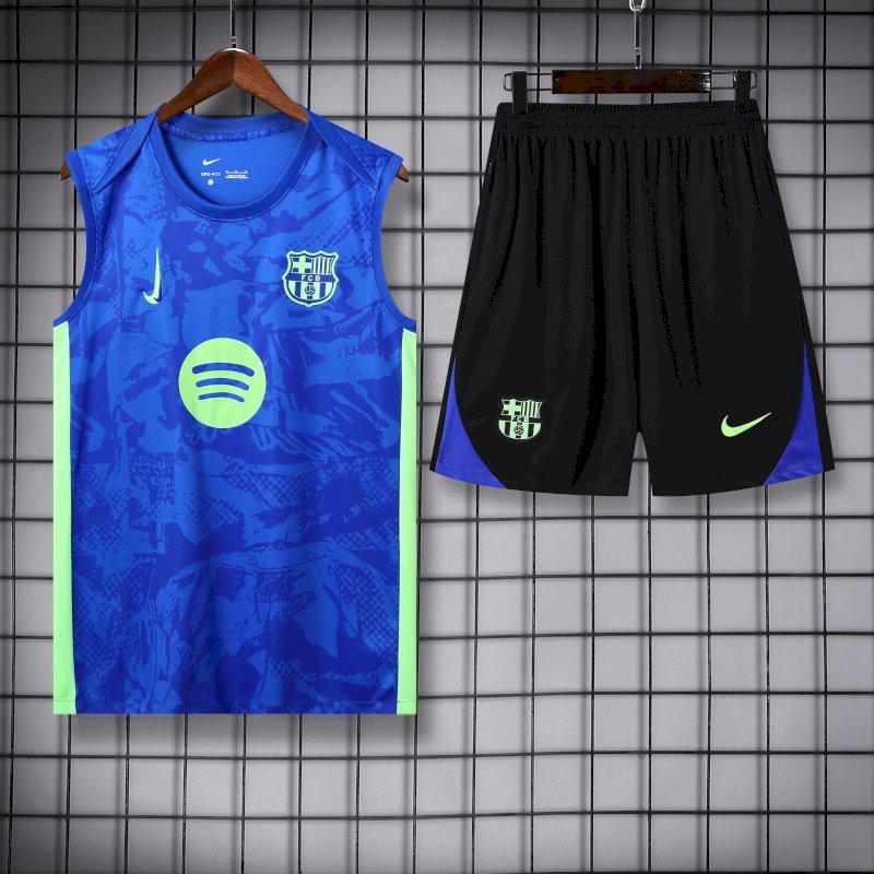 Barcelona training blue kit