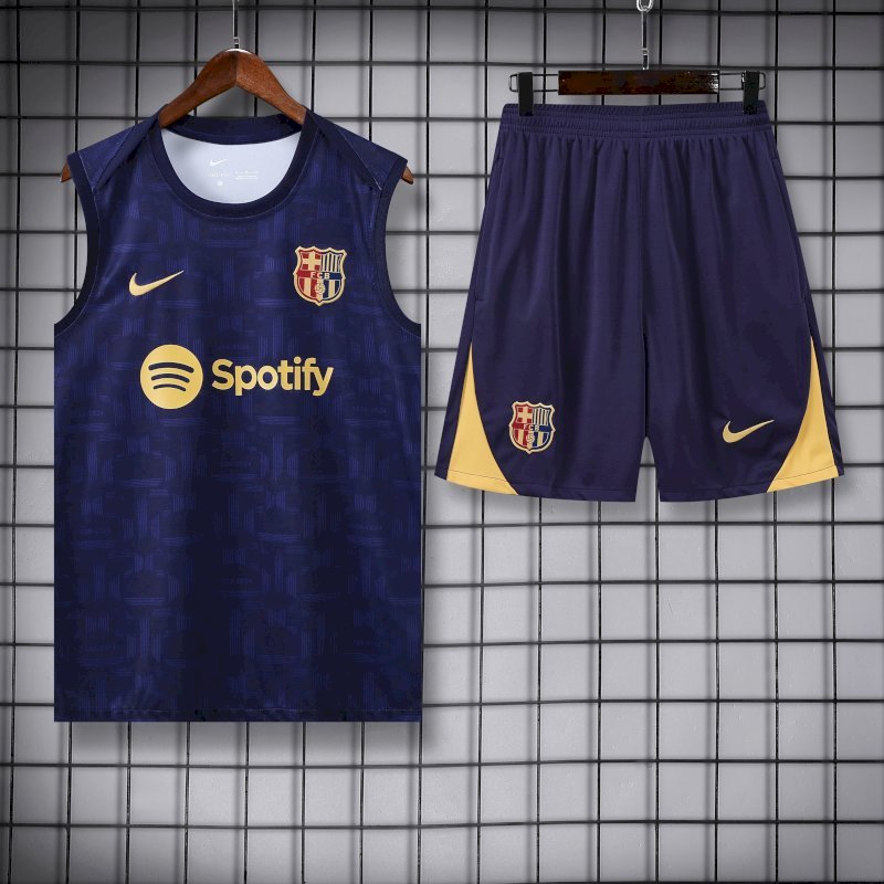 Barcelona training navy kit