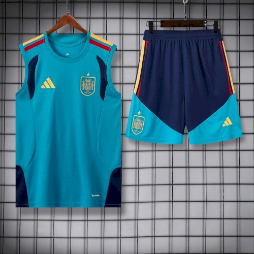 Spain training blue kit