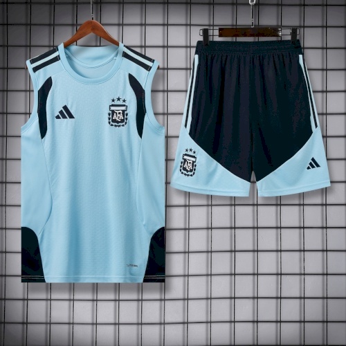 Argentina training blue and black kit