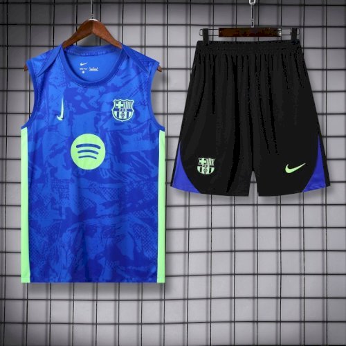 Barcelona training blue kit