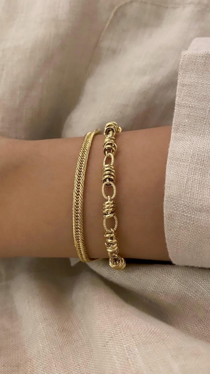 18K YELLOW GOLD MODERN BRACELET