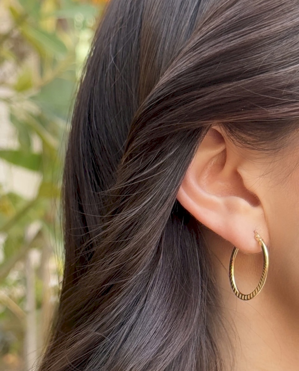 18K YELLOW GOLD MODERN EARRINGS