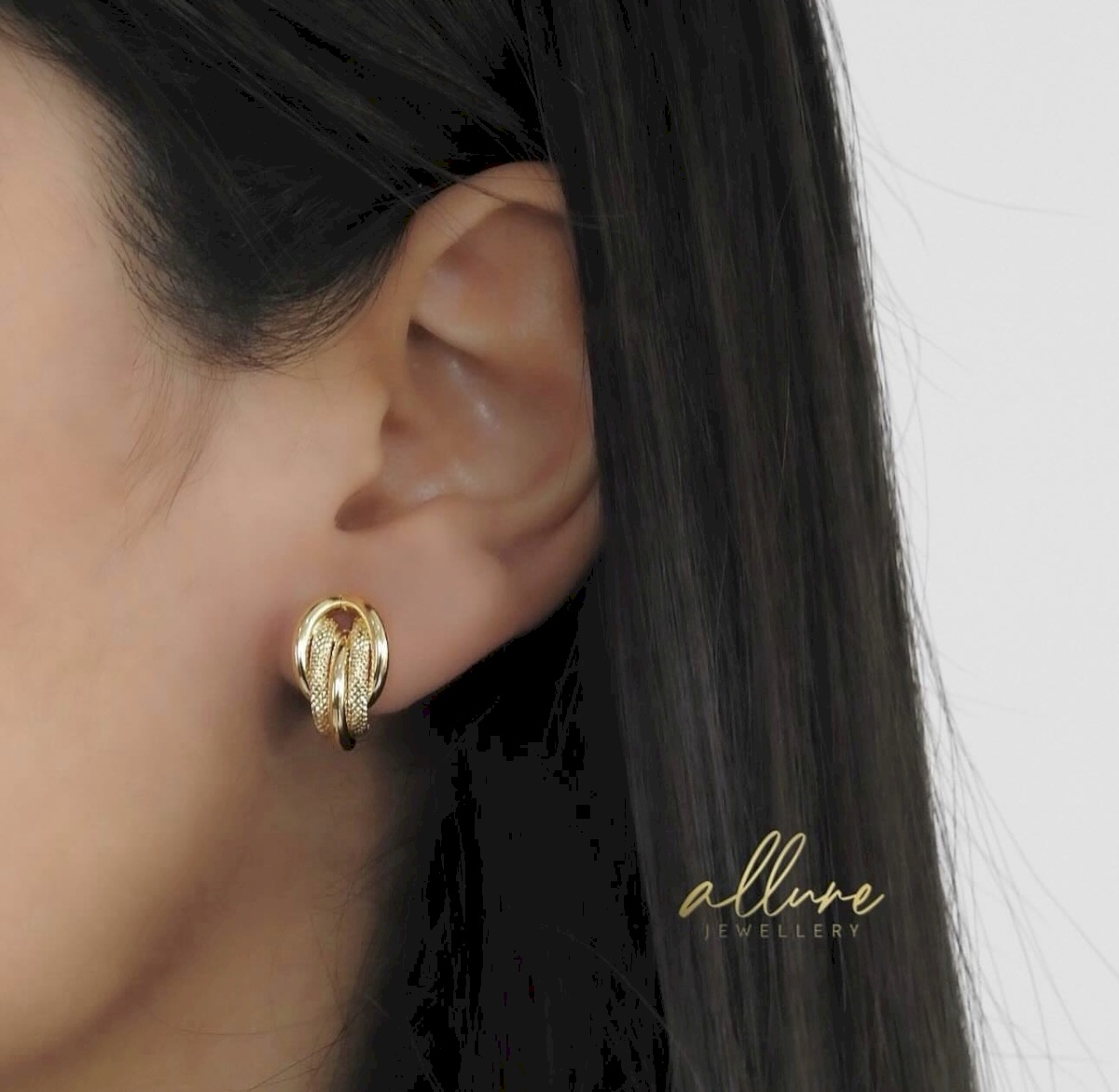 18K YELLOW GOLD MODERN EARRINGS