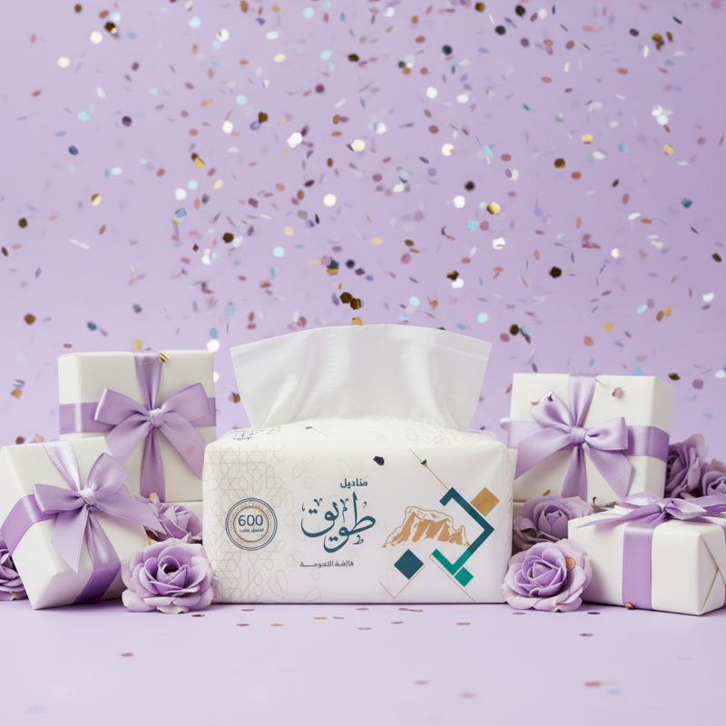 40Packs Tuwaiq Tissue 600 Single
