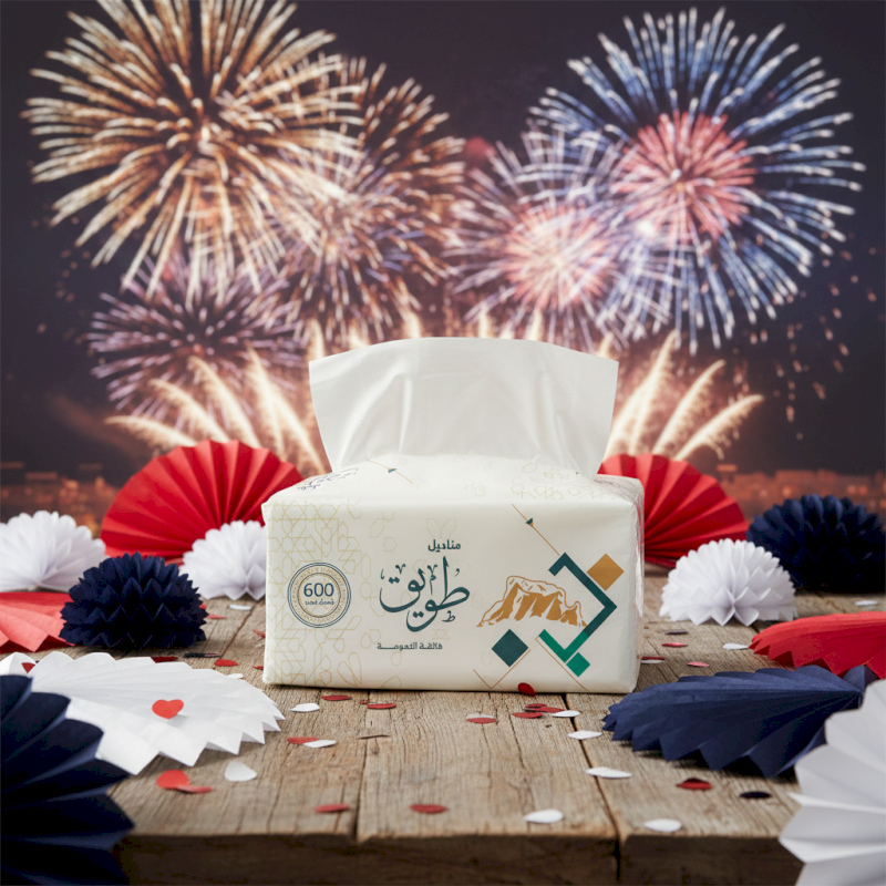 40Packs Tuwaiq Tissue 600 Single