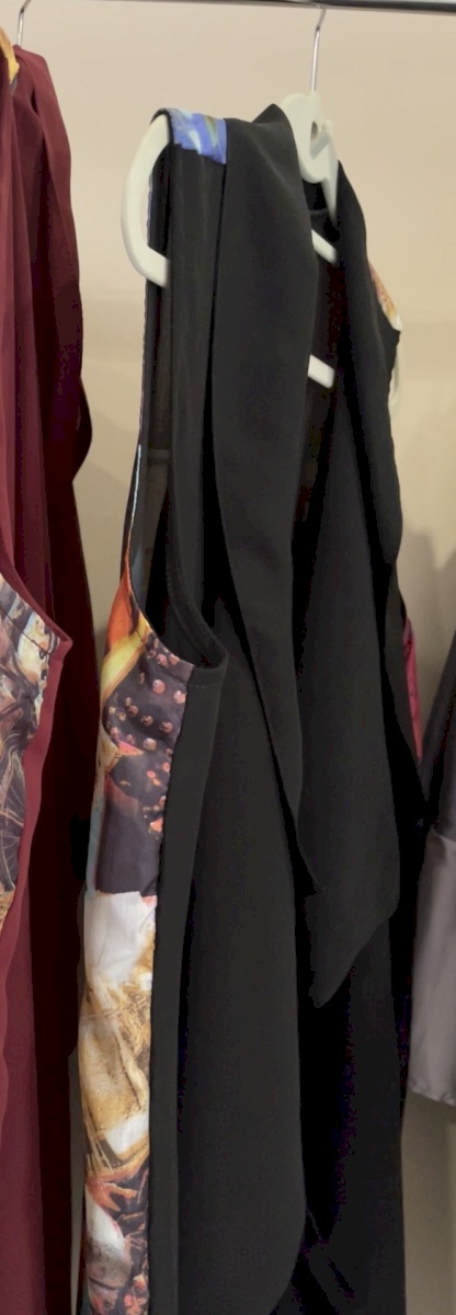 TC Printed Vest Maroon/Black