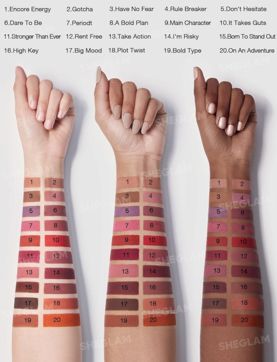 Sheglam Long Lasting Matte Lipstick