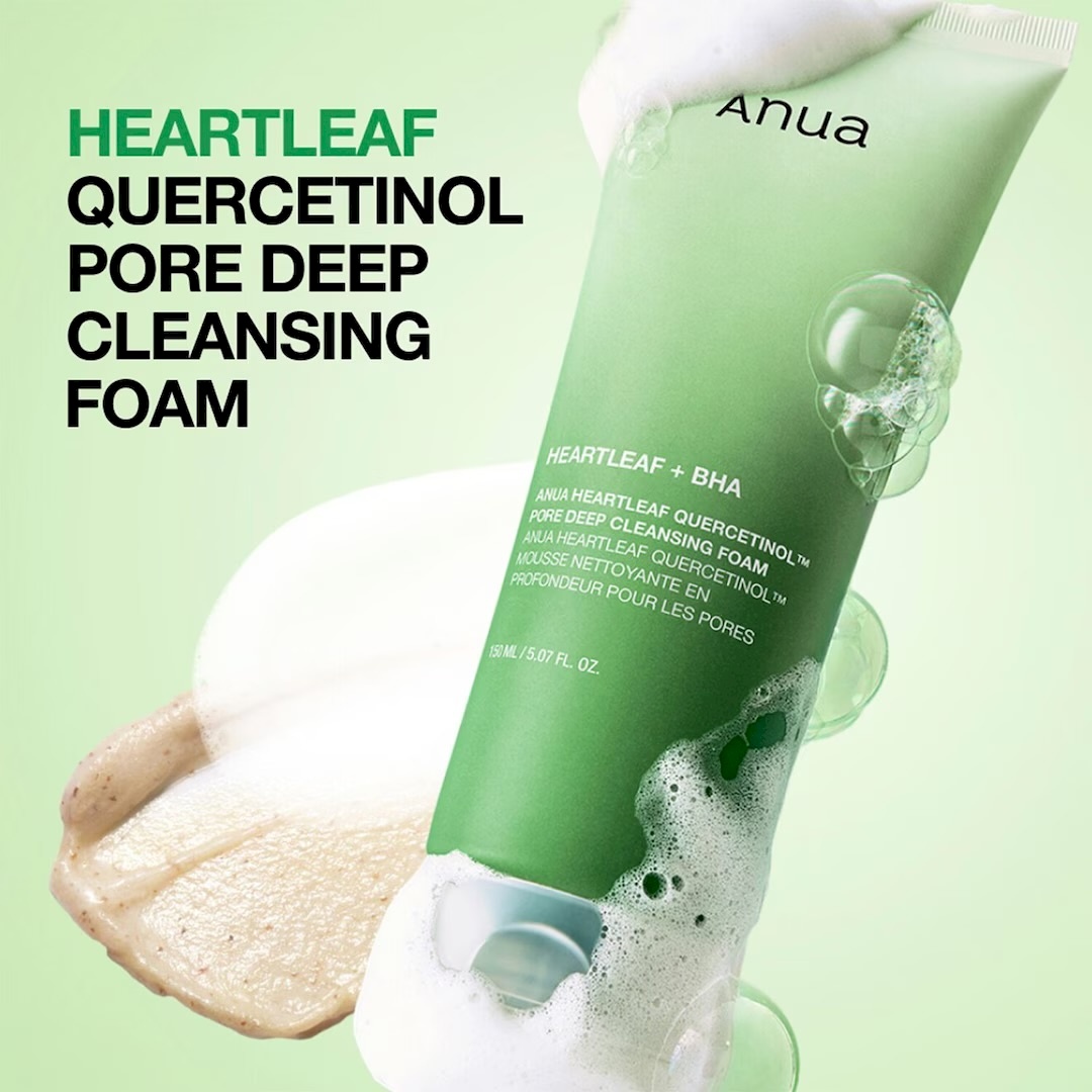 Anua Heartleaf Quercetinol Pore Deep Cleansing Foam 150ml