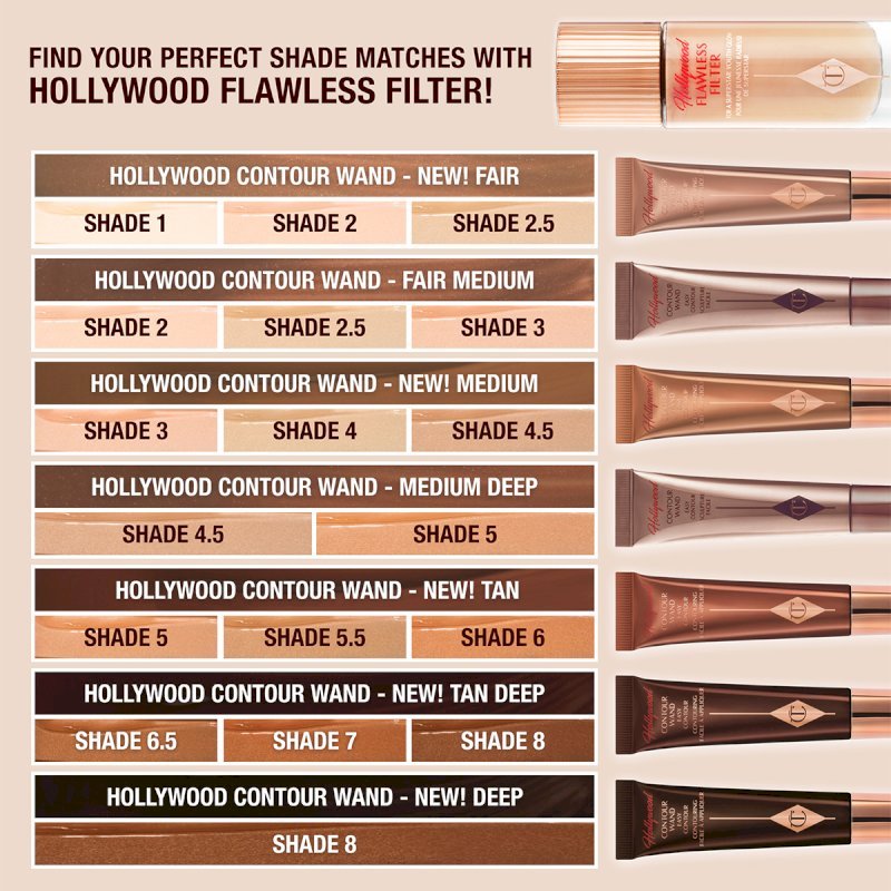 Charlotte tilbury Hollywood Wand Liquid Contour-medium deep