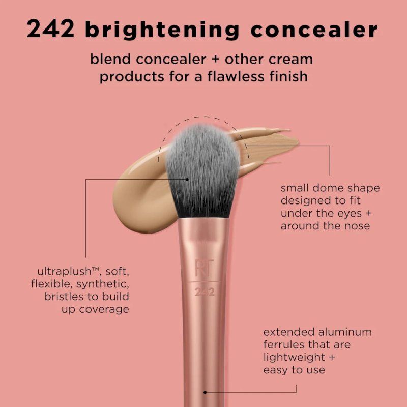 Real technique Brightening Concealer Makeup Brush 242