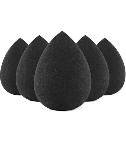 4pc black mini sponge