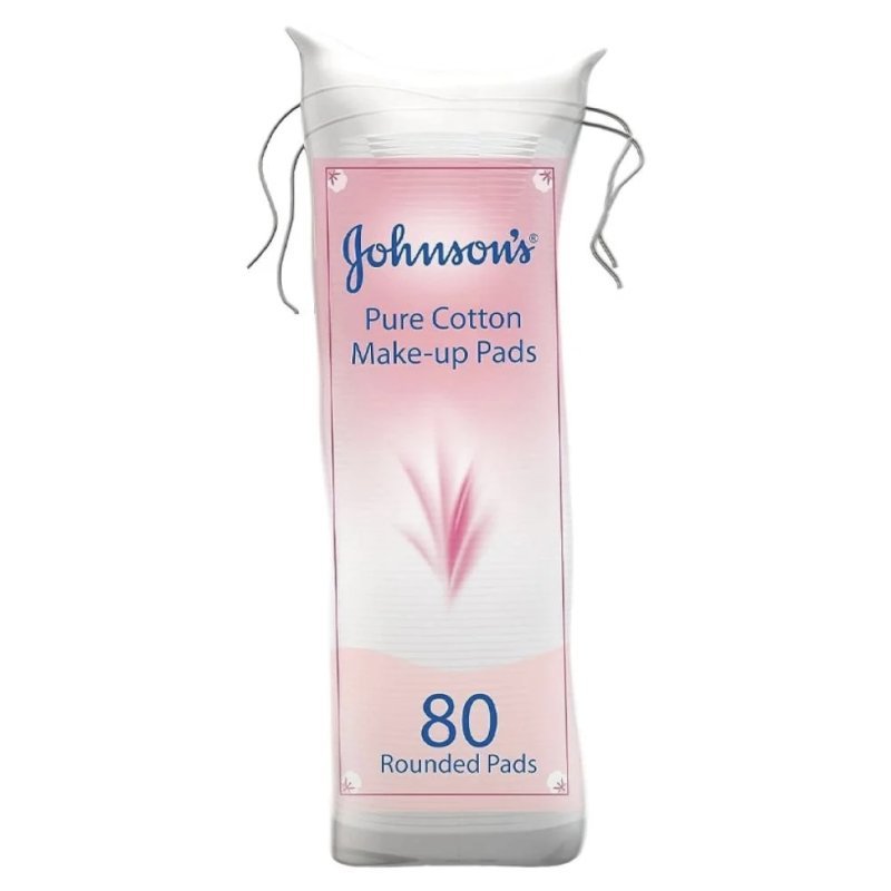 Johnsons Pure Cotton Make-Up Pads - 80 Pads