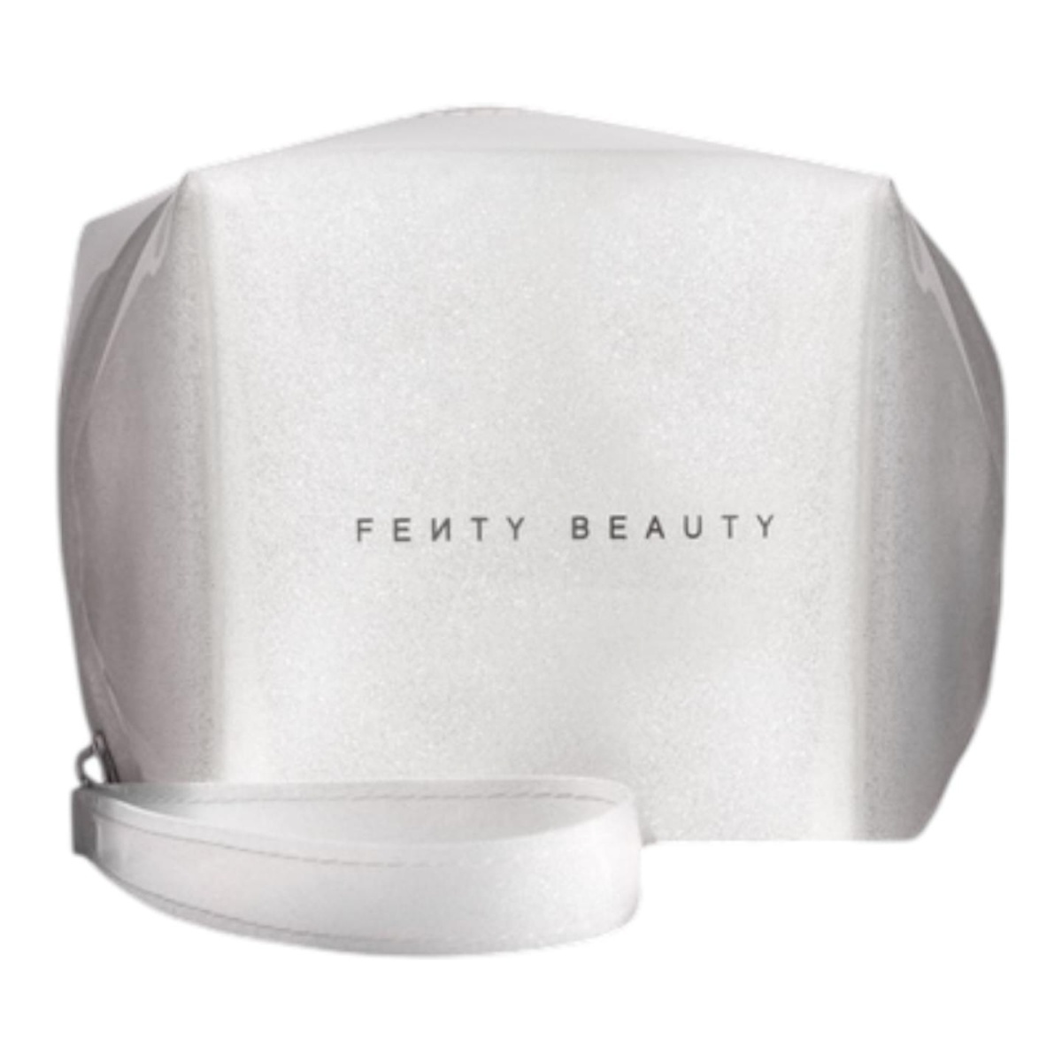 Fenty beauty glitter clear white pouch
