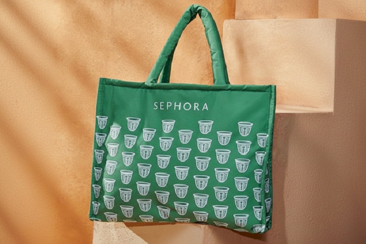 Sephora printed puffy tote 791320