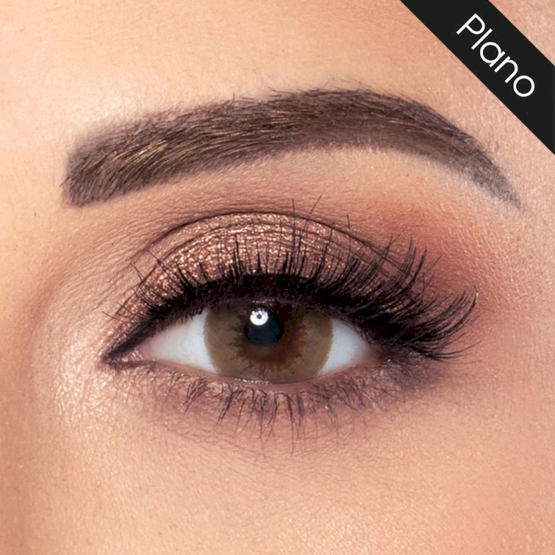 Amara monthy plano contact lenses - mocca