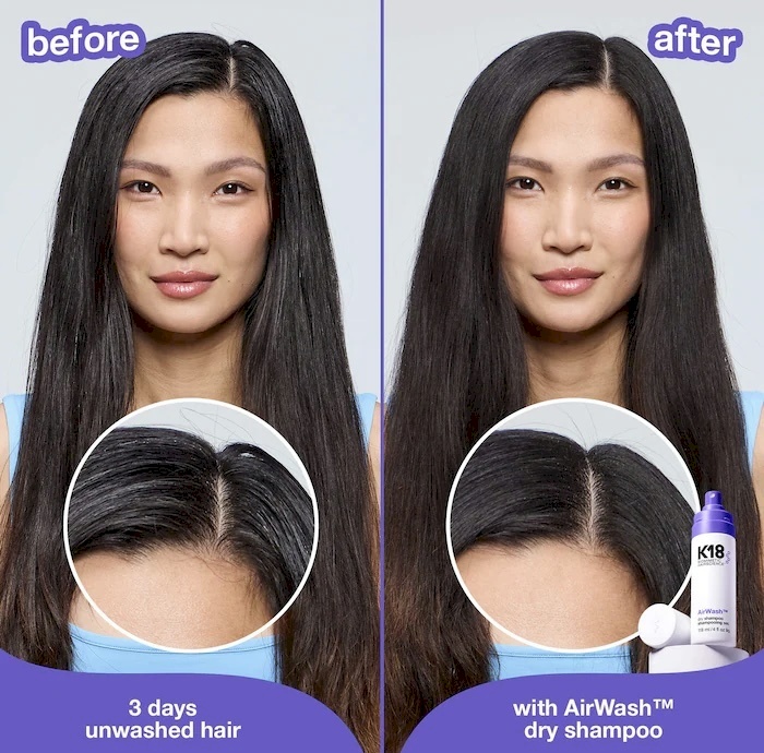k18 air wash dry shampoo