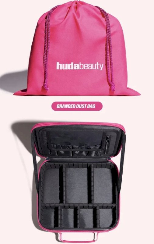 Huda beauty large vanity bag