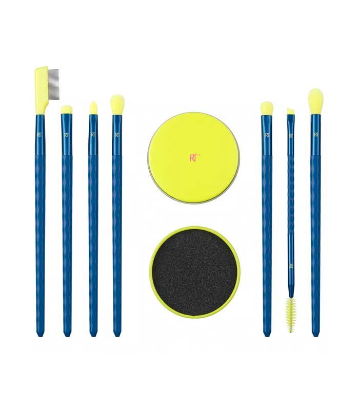 Real Techniques Prism Glo Eye Brush Set Shimmer Eye Kit