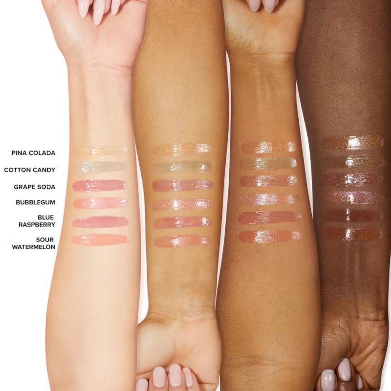 too faced kissing jelly gloss -sour watermelon