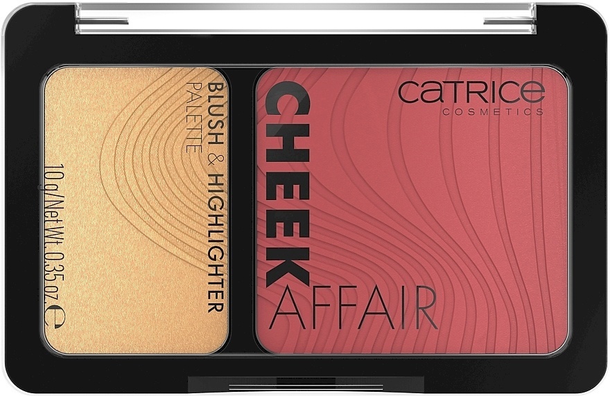 Catrice cheek affair blush and highlighter palette