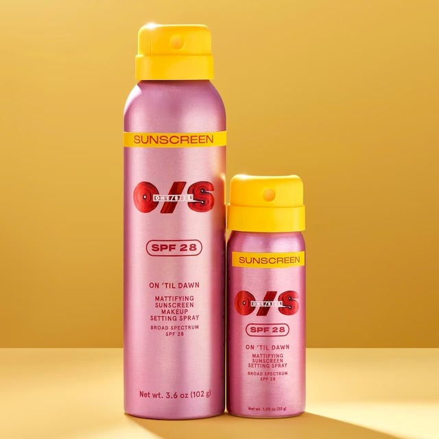 Onesize On 'Til Dawn Mattifying Sunscreen Makeup Setting Spray SPF28