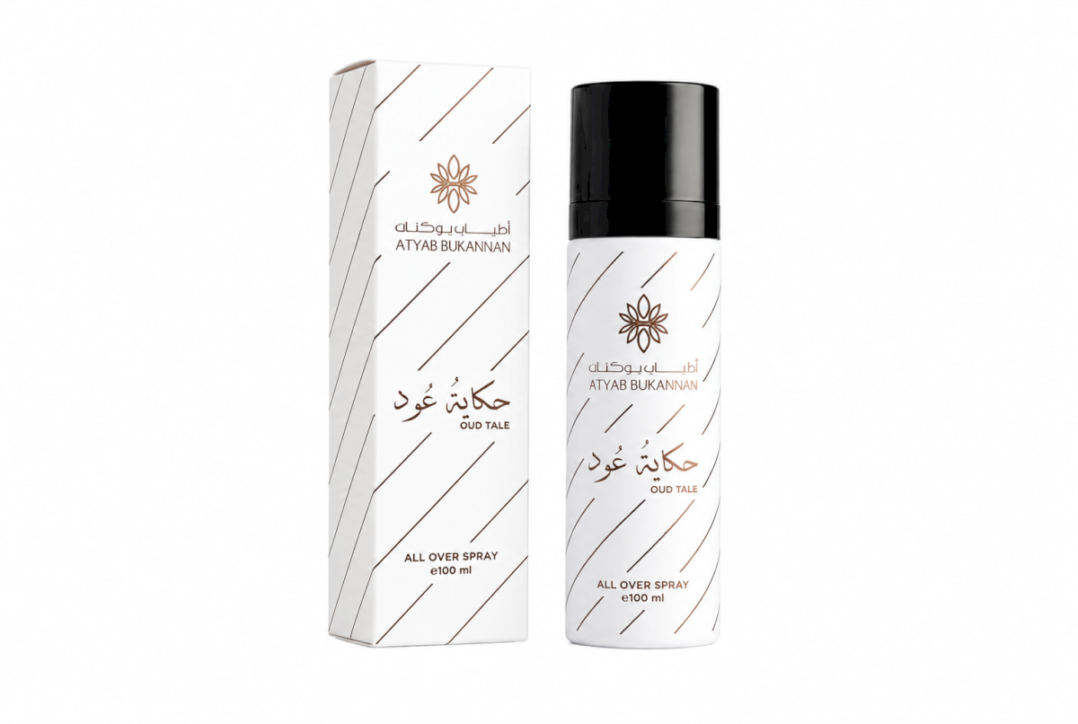 Atyab bukannan oud tale all over spray 100ml