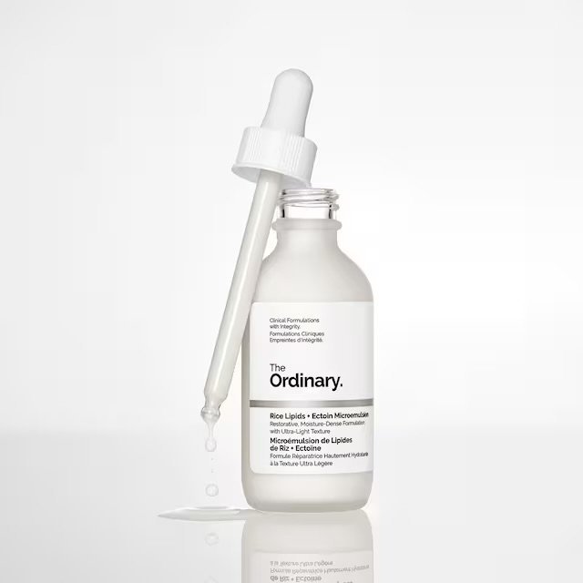 The ordinary rice lipids + ectoin microemulsion