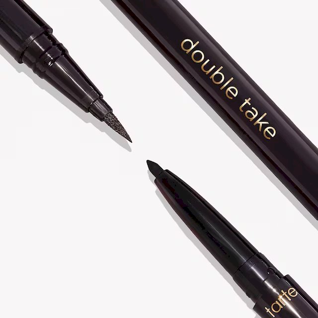 tarte double take eyeliner - black