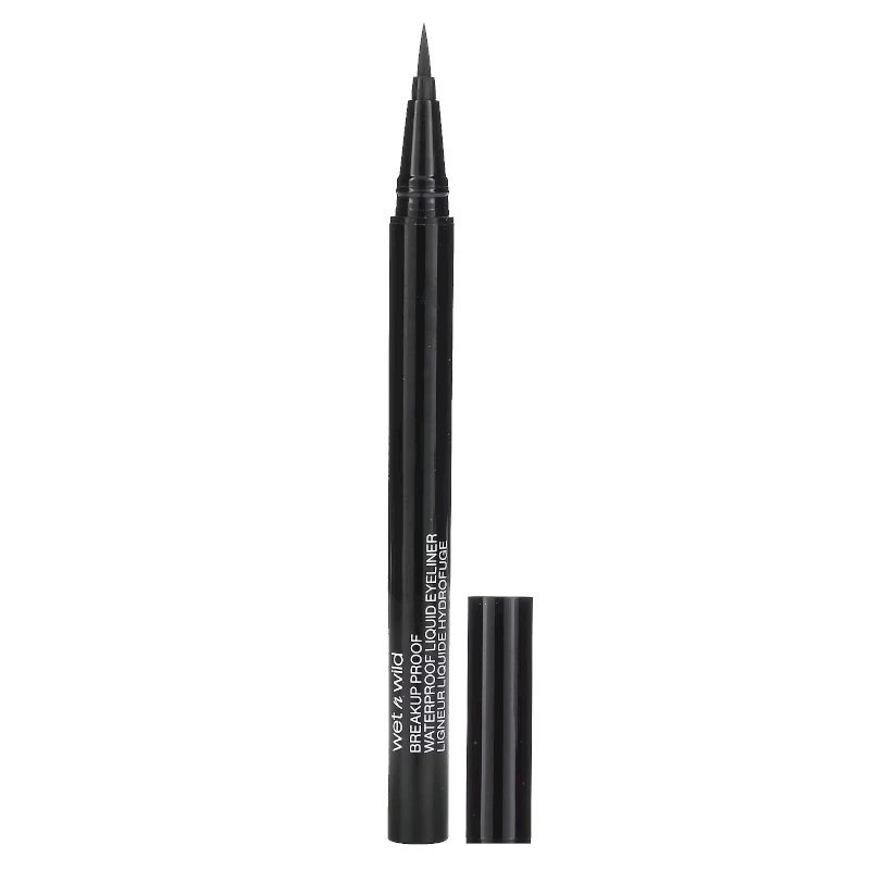 Wet n Wild Breakup Proof Waterproof Liquid Eyeliner (Ultra Black)